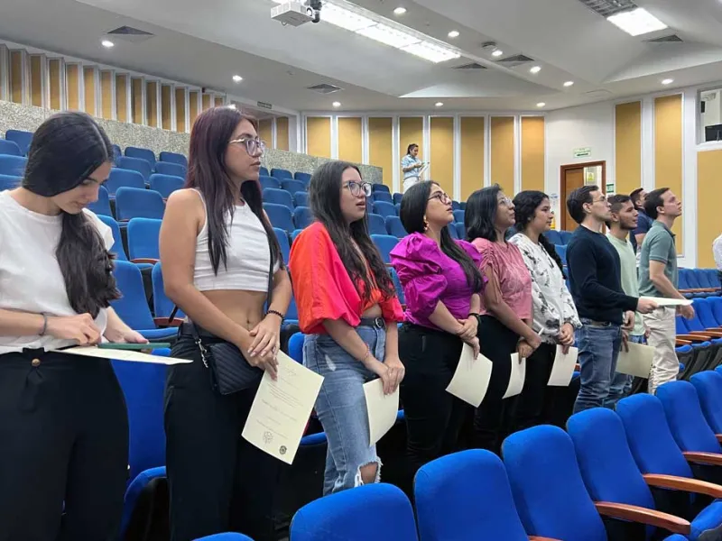 Programa de Derecho brindó acto conmemorativo a estudiantes destacados en las pruebas Saber Pro